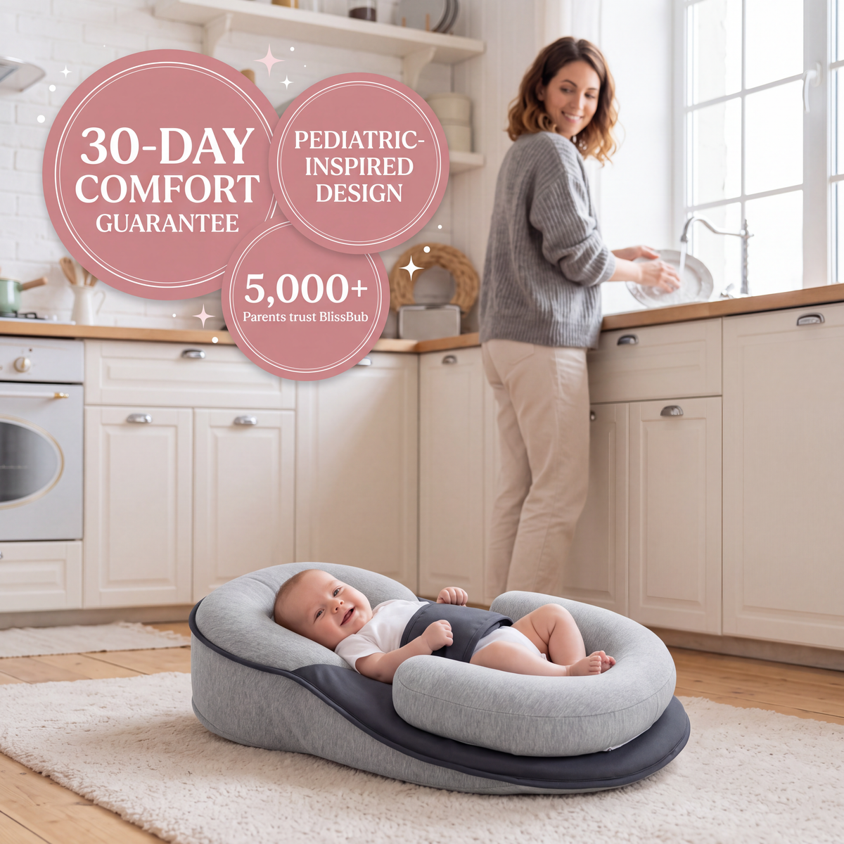 BlissBub CloudNest Lounger